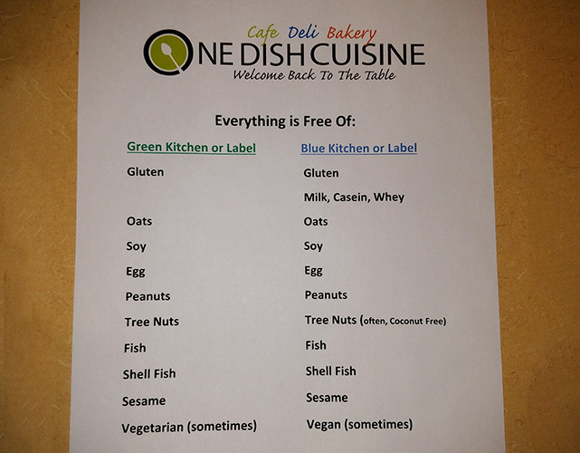 One Dish Cuisine: The Most Allergy-Friendly Restaurant in America