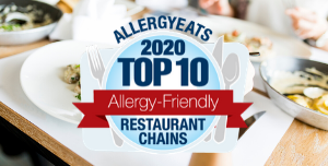 2020 Top 10 most allergy friendly restaurant chains